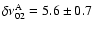$\delta \nu_{02}^{{\rm A}}=5.6 \pm 0.7$