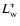 $L_{\rm w}^{*}$