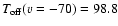 $T_{\rm off}(v=-70)=98.8$