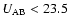 $U_{\rm AB} < 23.5$