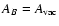 $A_B=A_{\rm vac}$
