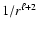 $1/r^{\ell+2}$