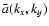 $\bar{a}(k_x,k_y)$