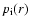 $p_{\rm i}(r)$