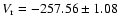 $V\rm _r = -257.56 \pm 1.08$