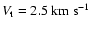 $V_{\rm t}=2.5~\rm km~s^{-1}$