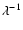$\lambda^{-1}$