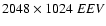 $2048 \times1024~EEV$