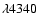 $\lambda 4340$