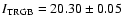 $I_{\rm TRGB}= 20.30\pm 0.05$