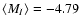 $\langle M_I\rangle = -4.79$