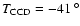 $T_{{\rm CCD}} = -41~^\circ$