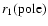 $r_1{\rm (pole)}$
