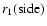 $r_1{\rm (side)}$