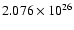 $2.076\times 10^{26}$