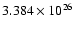 $3.384\times 10^{26}$