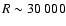$R \sim30~000$