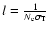 $l=\frac{1}{N_{\rm e}\sigma_{\rm T}}$