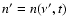 $n^{\prime}=n(\nu^{\prime}, t)$