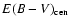 $E(B-V)_{\rm cen}$