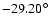 $-29.20^{\circ}$