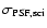 $\sigma_{\rm PSF,sci}$
