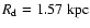 $R_{\rm d}=1.57~{\rm kpc}$