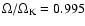 $\Omega /\Omega _{\rm K}=0.995$