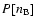 $P[n_{\rm B}]$