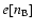 $e[n_{\rm B}]$