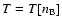 $T=T[n_{\rm B}]$