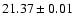 $21.37\pm 0.01$