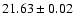 $21.63\pm 0.02$