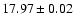 $17.97\pm 0.02$
