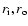 $r_{\rm i}, r_{\rm o}$