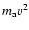 $m_{\rm a}v^2$
