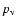 $p_{\rm v}$