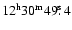 $\rm 12^h30^m49\hbox{$.\!\!^{\rm s}$ }4$