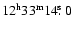 $\rm 12^h33^m14\hbox{$.\!\!^{\rm s}$ }0$