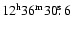 $\rm 12^h36^m30\hbox{$.\!\!^{\rm s}$ }6$