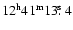 $\rm 12^h41^m13\hbox{$.\!\!^{\rm s}$ }4$