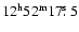 $\rm 12^h52^m17\hbox{$.\!\!^{\rm s}$ }5$