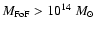 $M_{\rm FoF} >
10^{14}~M_\odot$