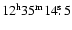 $ \rm 12^h35^m14\hbox{$.\!\!^{\rm s}$ }5$