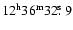 $ \rm 12^h36^m32\hbox{$.\!\!^{\rm s}$ }9$