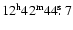 $ \rm 12^h42^m44\hbox{$.\!\!^{\rm s}$ }7$
