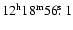 $\rm 12^h18^m56\hbox{$.\!\!^{\rm s}$ }1$