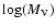 $\log(M_{\rm V})$
