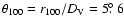 $\theta_{100} =
r_{100}/D_{\rm V} = 5\hbox{$.\!\!^\circ$ }6$