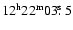 $\rm 12^h22^m03\hbox{$.\!\!^{\rm s}$ }5$